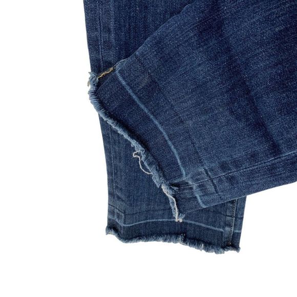 Womens Paige Jeans Sz 31 Raw Hem Stretch Skinny Hoxton Ankle Peg USA 5090 - Picture 4 of 9